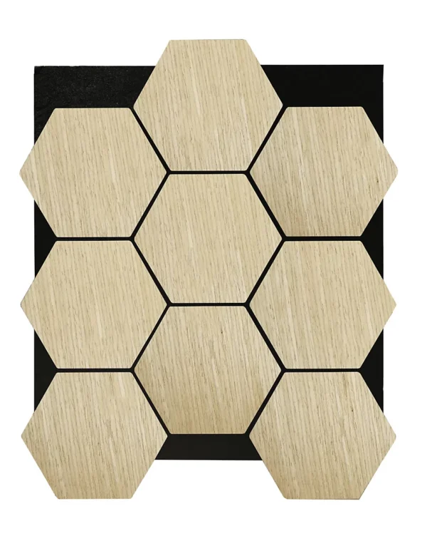 Tema Home MDF Hexagon Acoustic Panel (Yelow) - Image 3