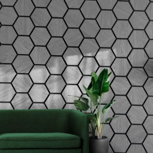 Tema Home MDF Hexagon Acoustic Panel (Gray)